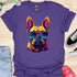 Retro Frenchie with Sunglasses - V2 - Retro Two T-Shirt